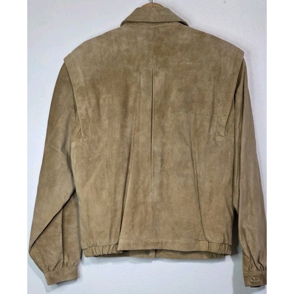 NEW Vintage Intuitions Jacket Coat Women 10 Suede Leather Western 80s Bomber - Picture 3 of 7